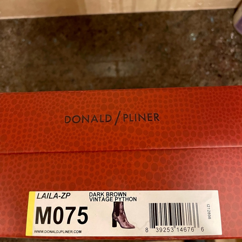 Donald J Pliner Laila Python Embossed Booties - image 3